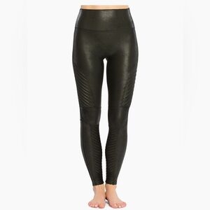 Spanx Faux Leather Moto Legging